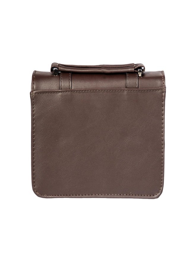 Heartbeat Crossbody Sling Bag for Women | Stylish crossbody sling bag for girls/women (Coffee Brown) CBRN-SRAP-1508 - Image 3